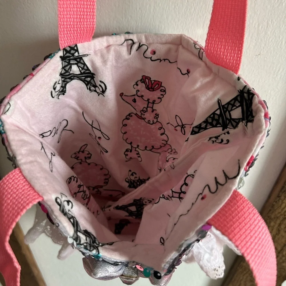 New Hand Crafted Handmade Girls Disney Princess Bling Purse